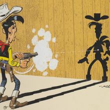 A livres ouverts.... Lucky Luke, a poor lonesome cowboy. 