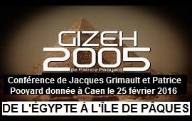 DE L'ÉGYPTE À L'ÎLE DE PÂQUES : LRDP GIZEH 2005 