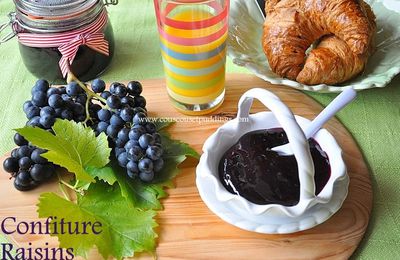 Confiture de raisins