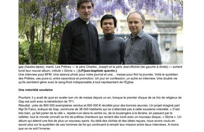 "Les Prêtres prophètes en leur pays", Le Parisien