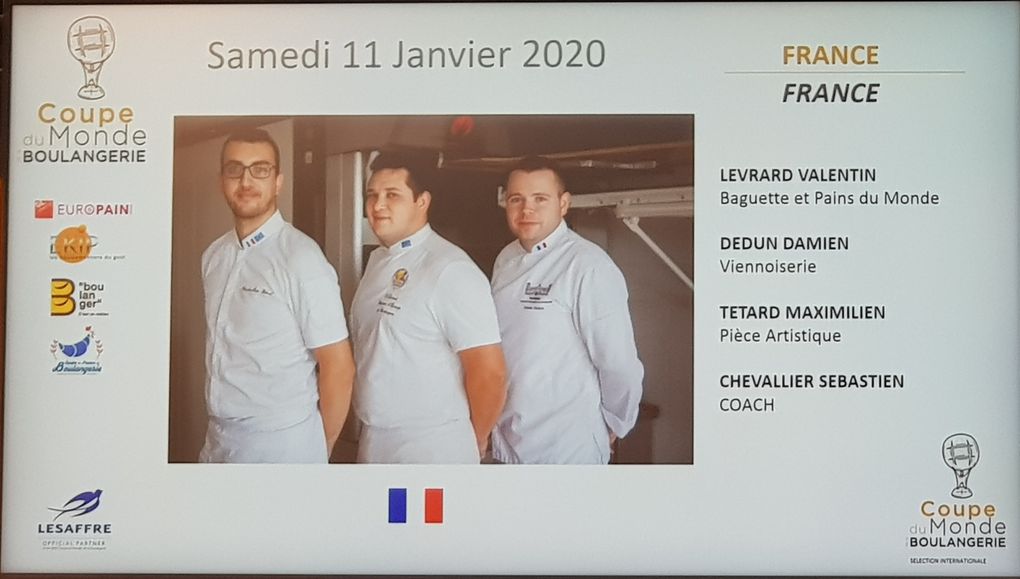 France Valentin LEVRARD(pain) Damien DEDUN (viennoiserie) Maximilien TÉTARD ( pièce artistique)