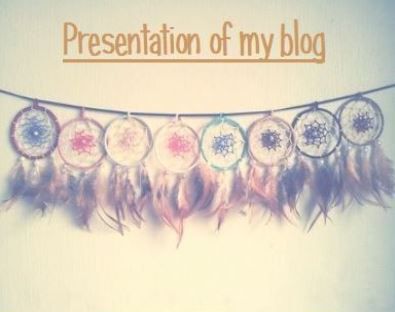 ~Presentation of my blog~