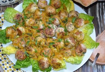 Boulettes de poulet aux olives à la marocaine