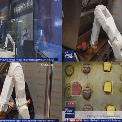 [NOUVEL ORDRE MONDIAL]Le premier robot capable de travailler dans un fast-food se trouve à Los Angeles, aux Etats-Unis. Flippy, de son nom, est notamment capable de faire cuire des steaks et en gérer la friture (video media fr)