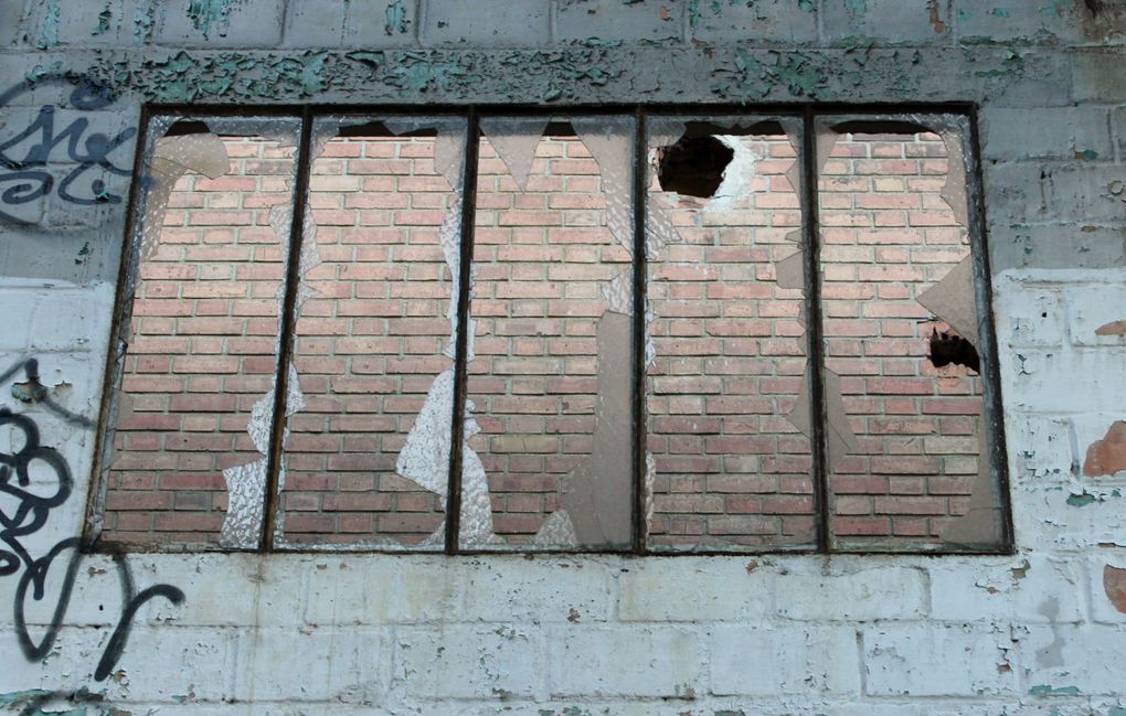 Grande première pour moi avec ma première "Urbex" ou "exploration urbaine". Au programme, une usine désaffectée avec ancien abattoir de cochons, en région parisienne. AU programme: du verre cassé, des tags, des peintures écaillées, du vert qu