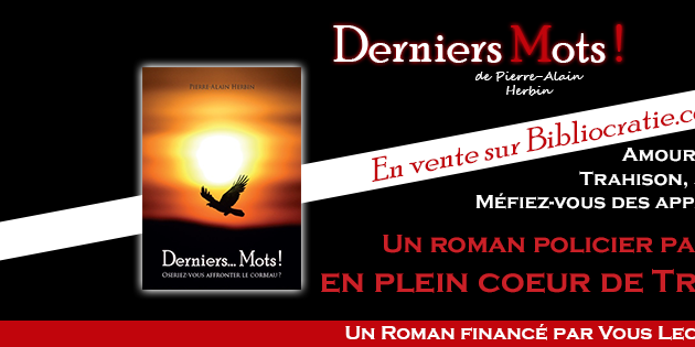 "Derniers Mots" : mon premier roman disponible en pré-commande !