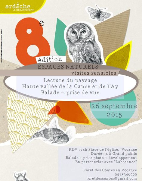 Affiche Balade Espace Naturels Sensibles