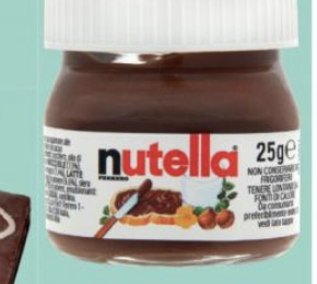 Auchan et son mini-pot de Nutella à 1€, soit une offre à... 40 €/kg 