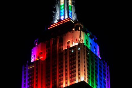 Photo: The Empire State Building Lit Up With...