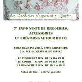 Aah La broderie alsacienne populaire au rouge d'Alsace