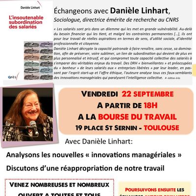 Vidéo - Conférence Danièle Linhart - 22 septembre 2023