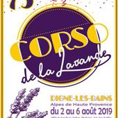 74ème Corso de la Lavande à Digne les Bains du ven. 31 juillet au mar. 4 août 2020