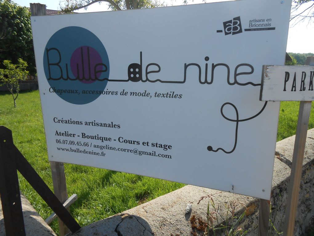 Angéline au travail dans son superbe atelier 