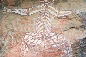 Ubirr Rock art: les hommes