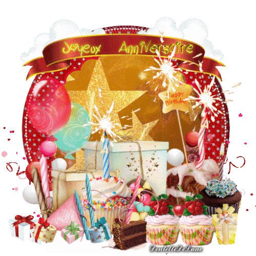 Joyeux Anniversaire Gif Anime Scintillant 3 Les Gifs Animes De Dentelledelune
