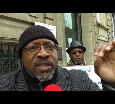 Des anti-Paul Biya font un sit-in devant l'ambassade du Cameroun à Bruxelles