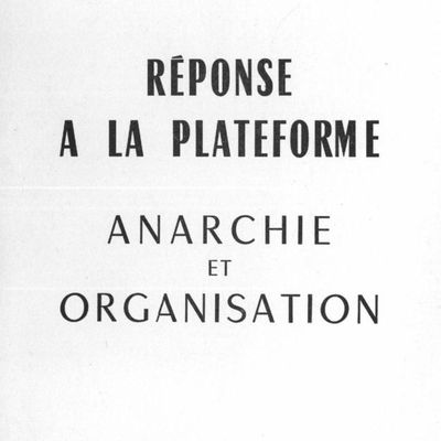 ★ Anarchie et Organisation