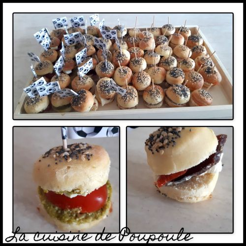 Mini Burger Avec 4 Garnitures La Cuisine De Poupoule