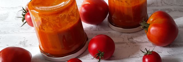 Coulis de tomates du jardin au Cook Expert