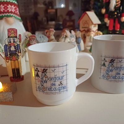 Très contente de mes mugs maison