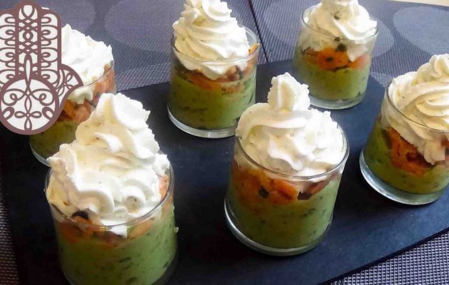 Verrine avocat ricotta