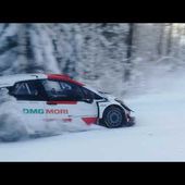 Sébastien Ogier testing Toyota Yaris WRC for Arctic Rally Finland 2021