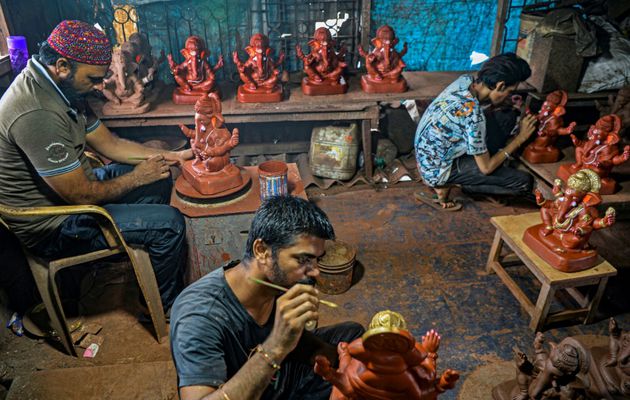 Des statuettes de Ganesh écolos pour Ganesh Chaturthi