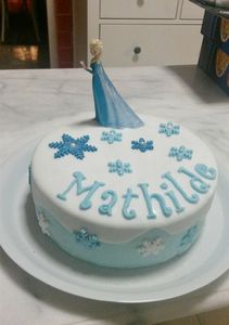 Gâteau Reine des Neiges