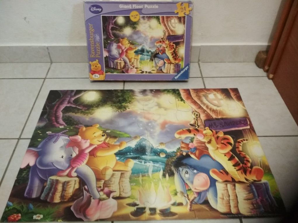 Puzzle 24 grosses pièces Winnie pour enfants de de 3ans et + au prix de 8 €