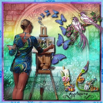 vos gifs peinture à partir de mon jeu : cluster donné et teminer la création