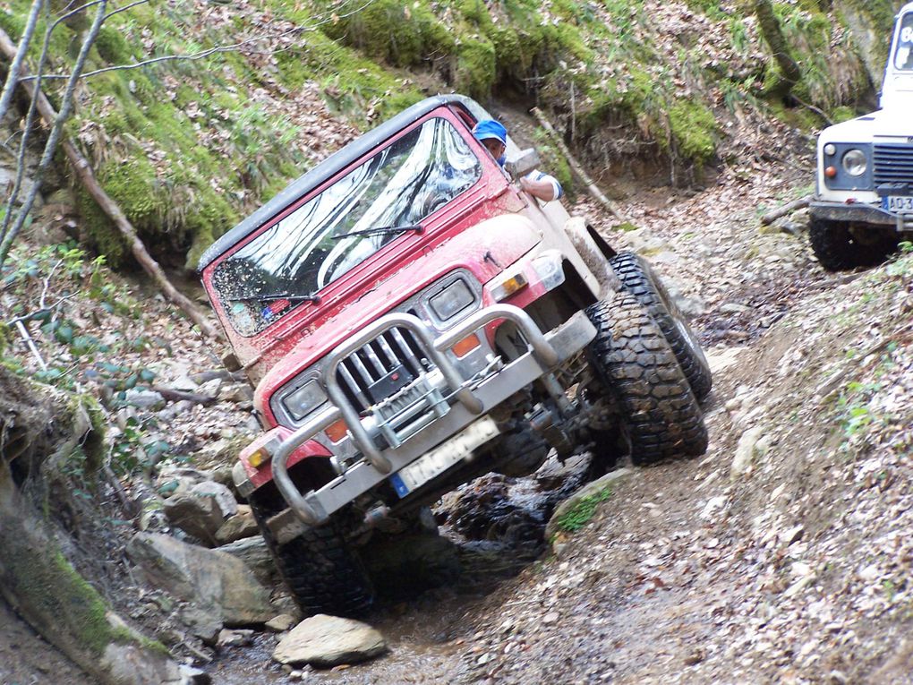 week-end 4x4 dans le cantal