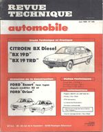 RTA 445 – Citroën BX D – Evolution Ford Escort, Orion – Juin 1984