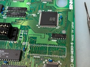 Pose d’un Unibios 4.0 sur Neo Geo AES
