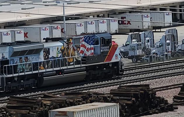 Un train spécial Union Pacific Heritage en vidéo