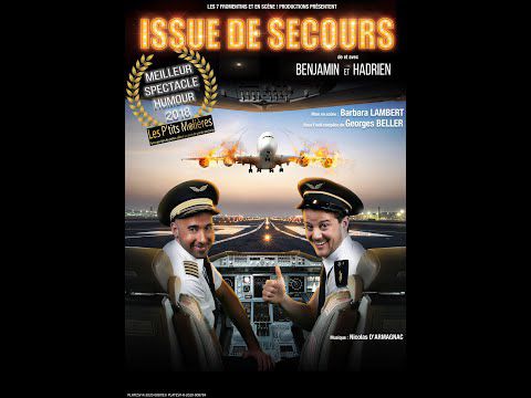 Invités d'Hadrien au spectacle - Issue de Secours - ce 22 juillet à Cavalaire