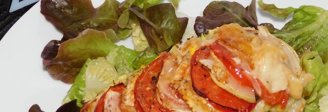 Courgettes farcies au livarot.
