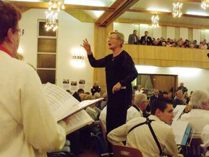 Un concert et des chorales pour fêter le 50ème anniversaire de l'église néo-apostolique à Algrange en 2011