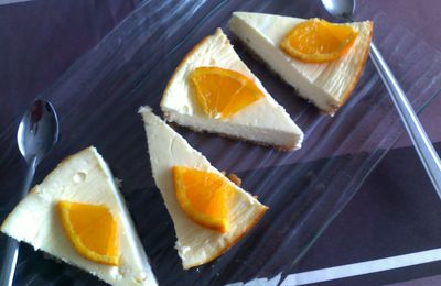 Cheesecake à l'orange