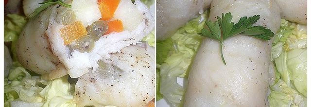 Roulades de Filets de Sole aux Légumes