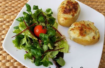 POMMES DE TERRE FARCIES AU ROQUEFORT