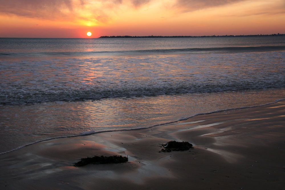 Couché de soleil baie de La Baule - Photos Thierry Weber Photographe de Mer Guérande La Baule