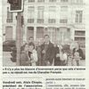 Article sur l'inauguration du feux tricolore au bas de la rue du Chevalier Français (Lille St Maurice)