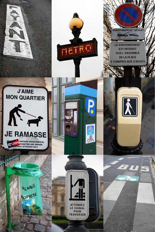 Photographies issues de la rubrique "Le Paris Graphique"