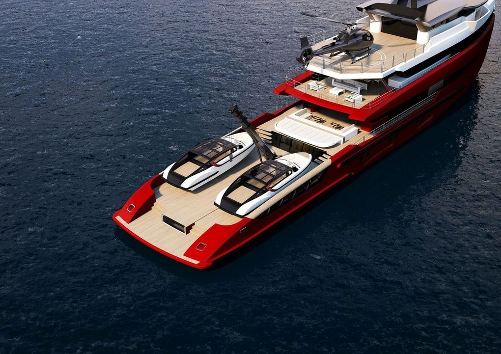 Tomahawk 52m, an amazing exploration yacht concept by Columbus Yachts