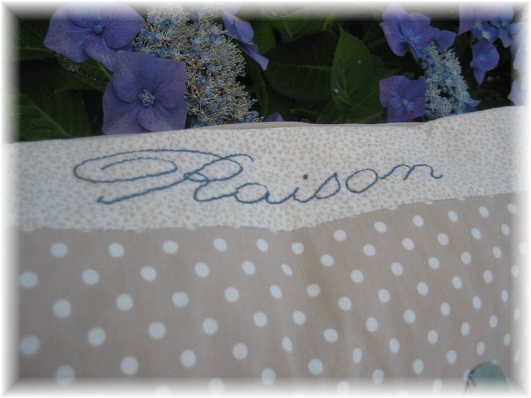 Avec Agnès, nous nous sommes lancées un défi pour 2010 : réaliser chaque mois un coussin avec une des grilles d'Annie Downs de Hatched and Patched.