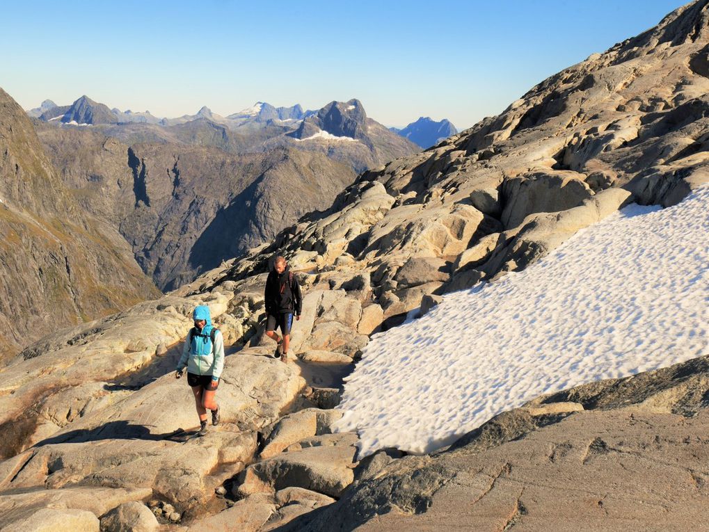 Gertrude saddle et Barrier Knob summit