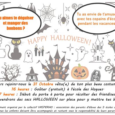 Goûter d'Halloween 31 octobre 2022