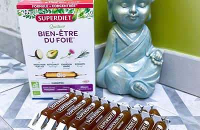  Quatuor Bien-être du foie Bio Superdiet