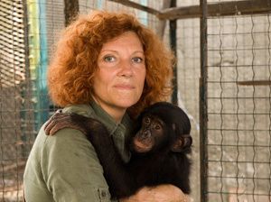 Claudine André et Lola ya bonobo