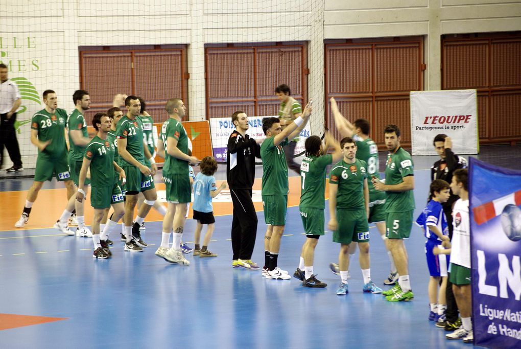 Match de Handball du 30 mars 2012 au Parnasse à Nîmes - Un match sous haute tension...